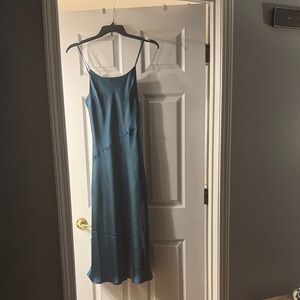 Express Teal Midi Dress
